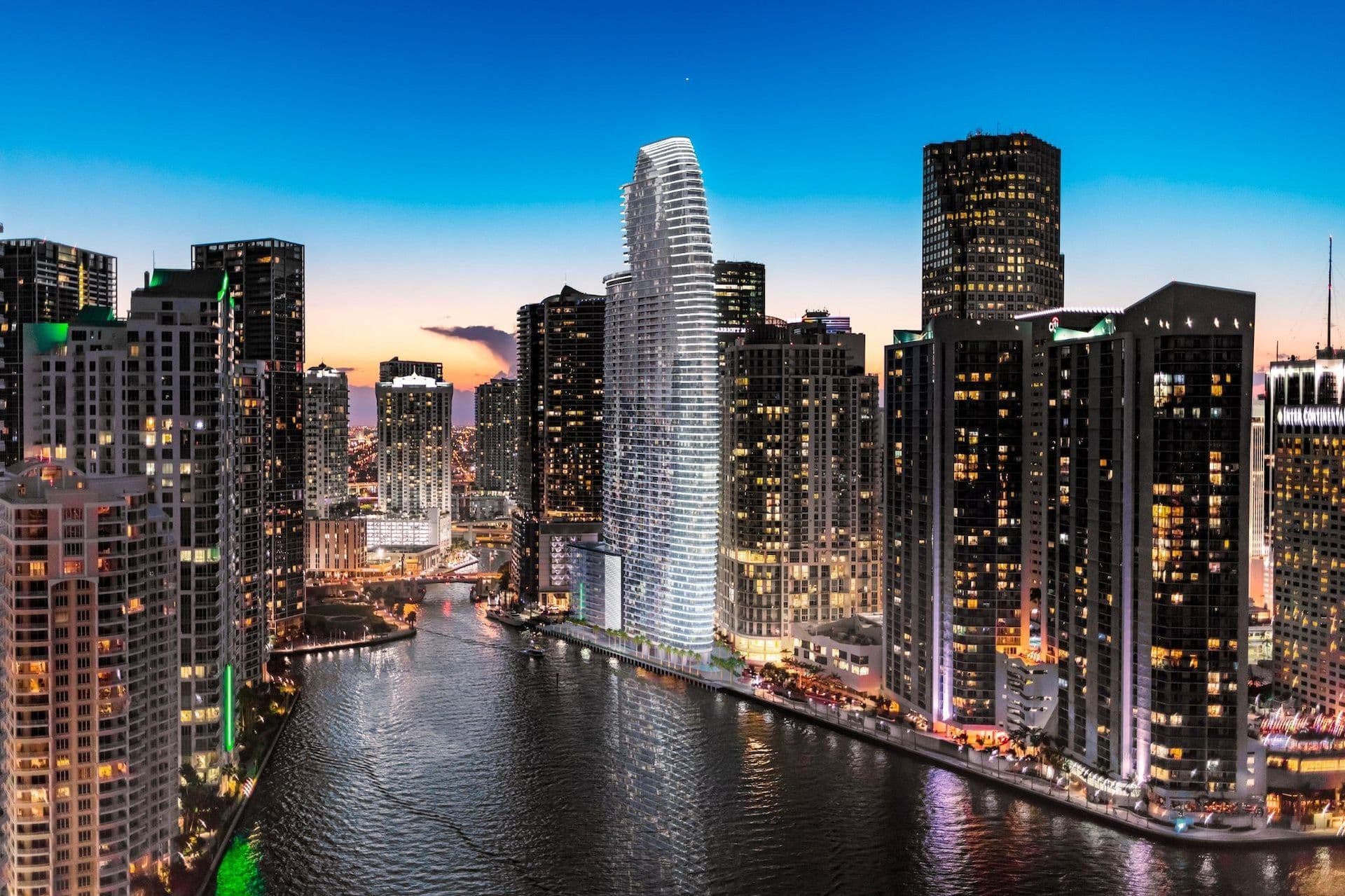 Aston Martin Residences Miami location