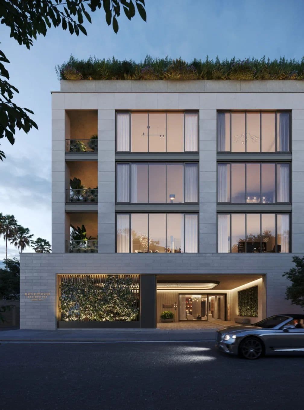 Rosewood Residences Beverley Hills location
