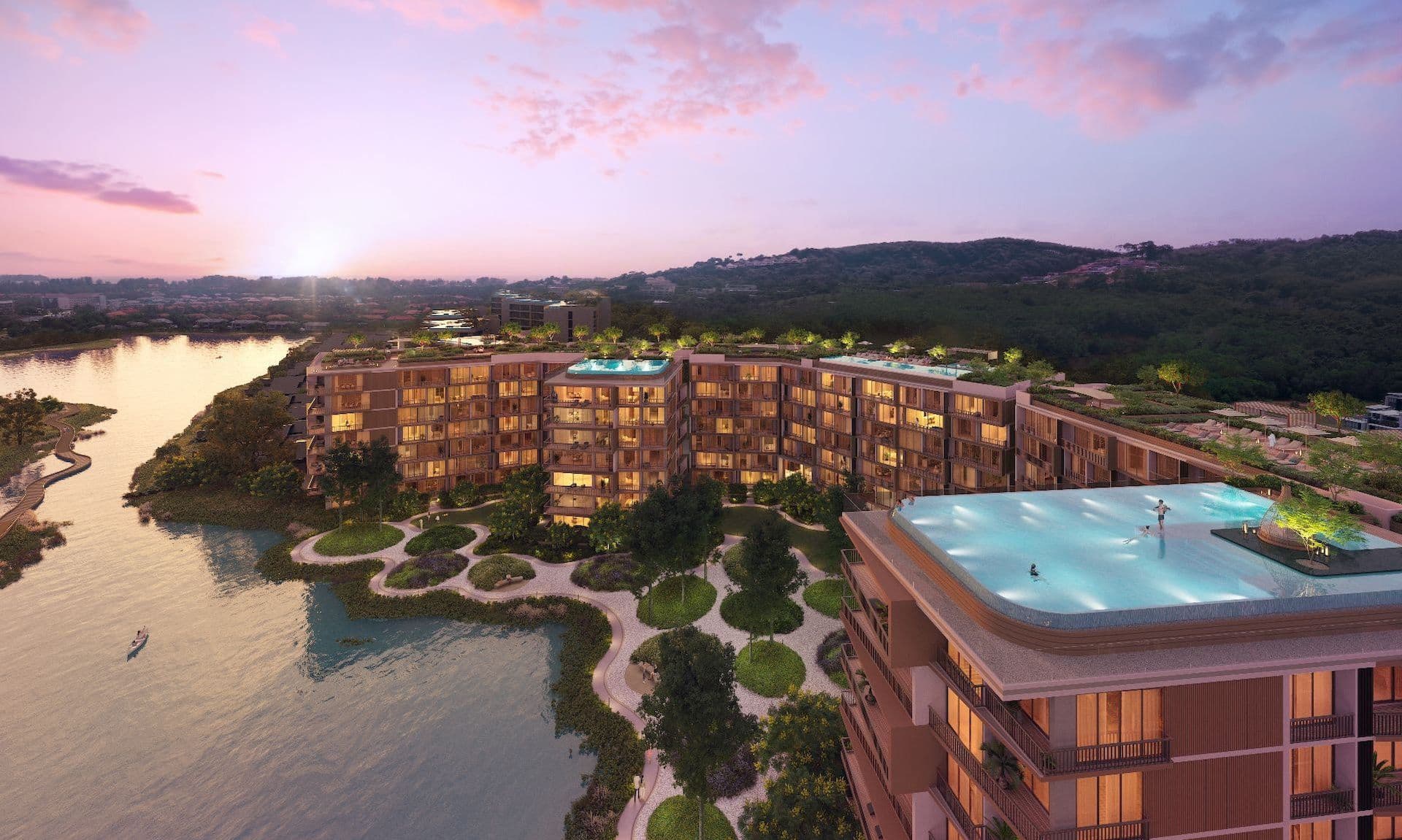 Skypark Elara Lakelands Phuket development