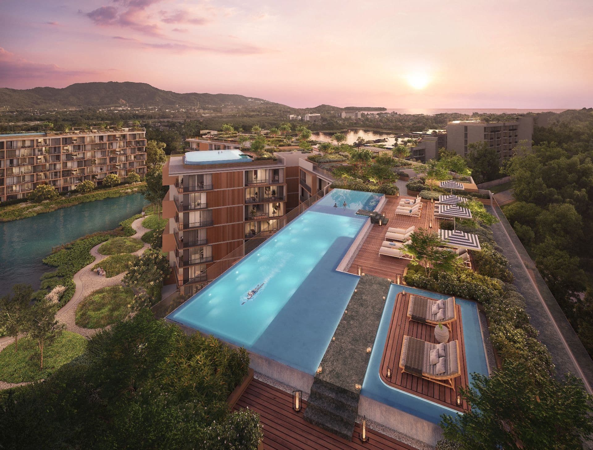 Skypark Elara Lakelands Phuket development