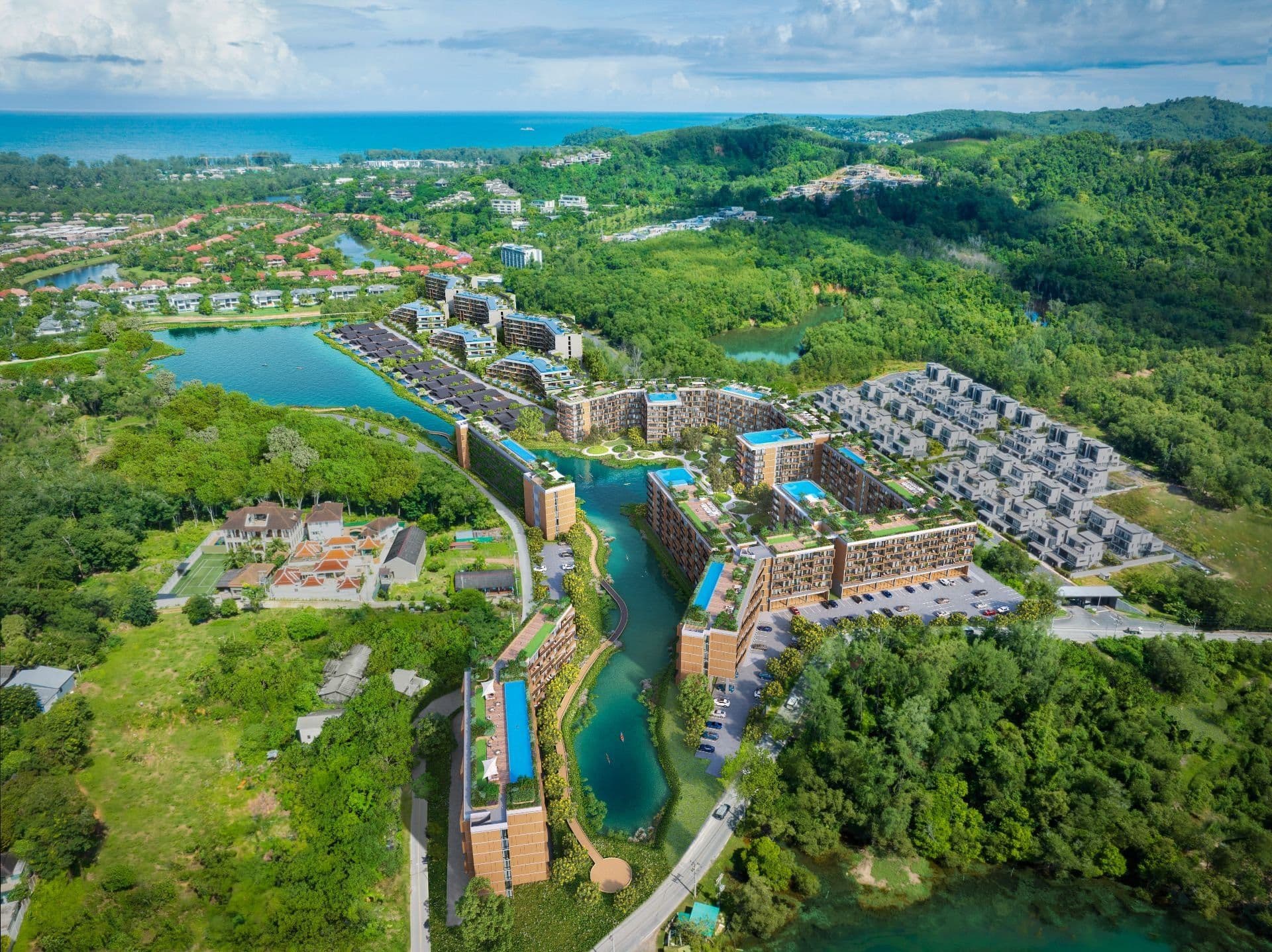 Skypark Elara Lakelands Phuket location