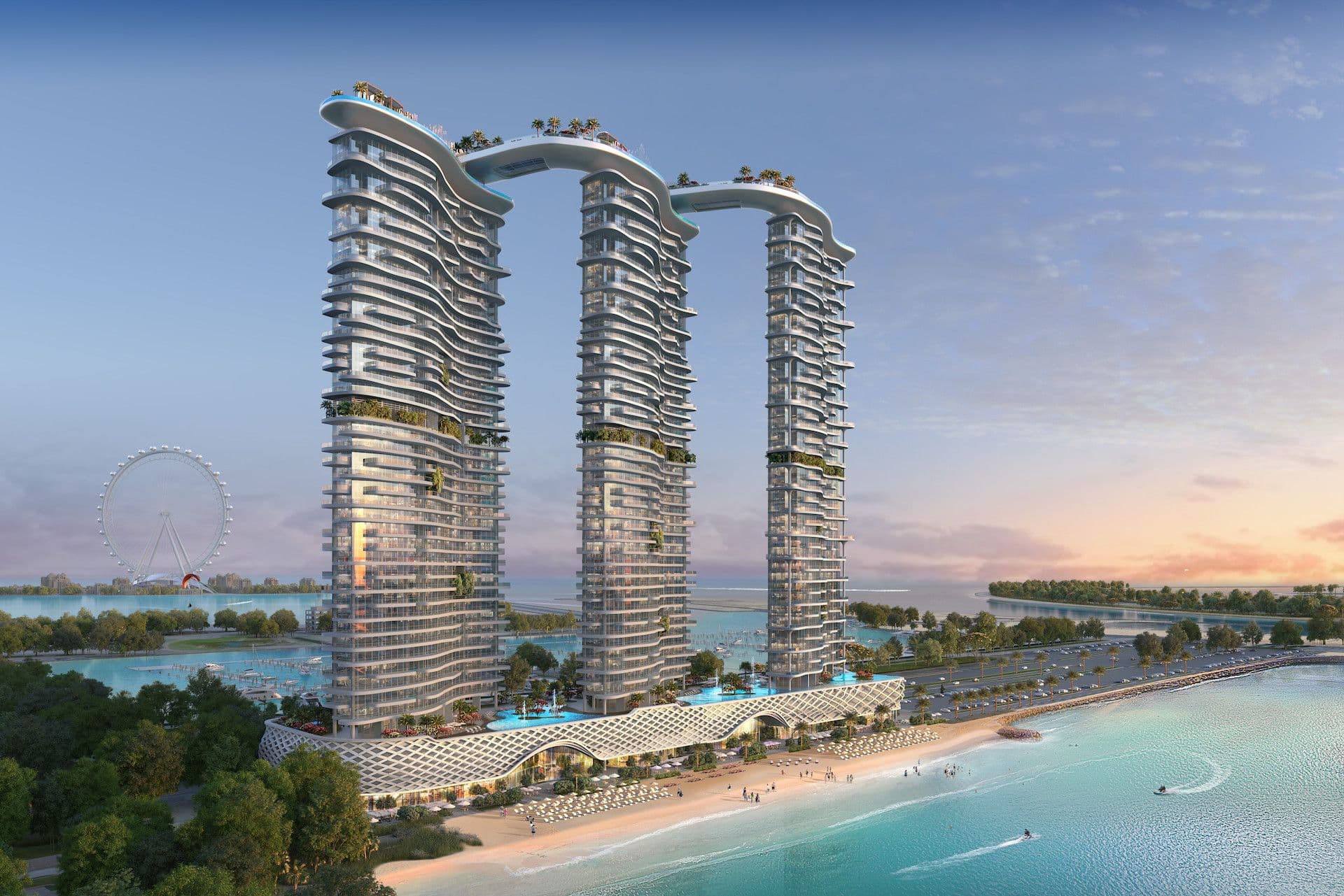 DAMAC Bay by Cavalli location