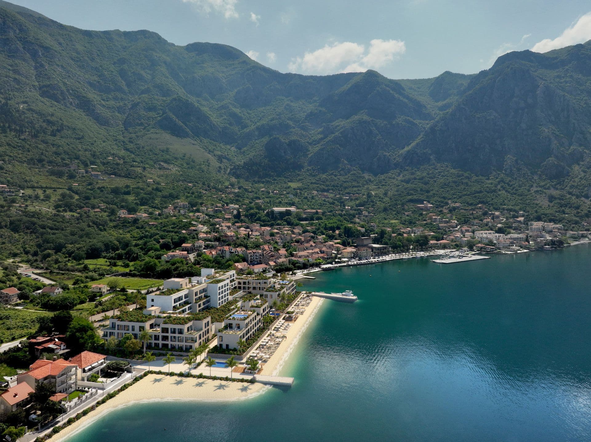 Mövenpick Residences Teuta Kotor Bay location
