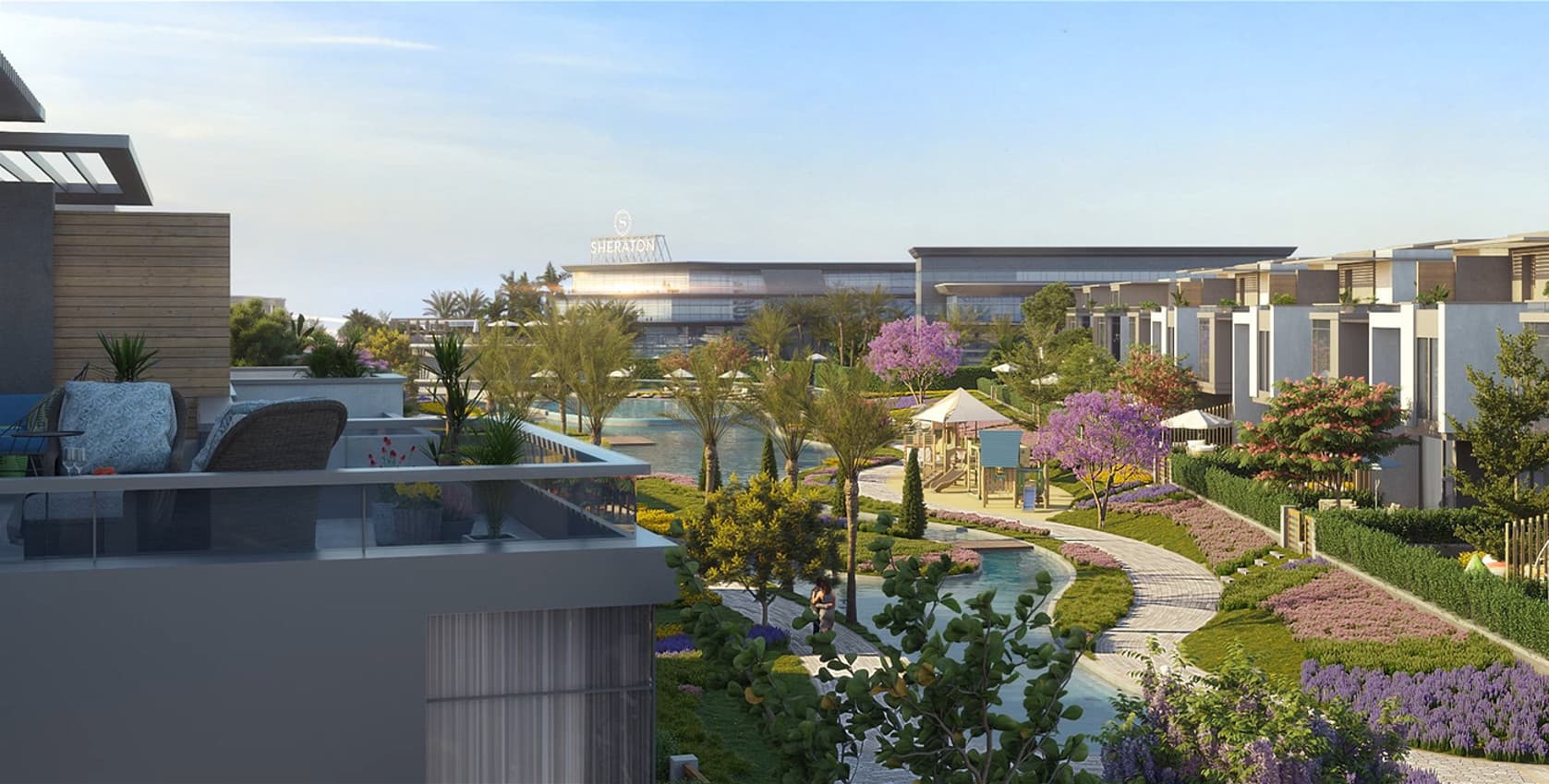 The Residences at Sheraton Mostakbal City New Cairo location