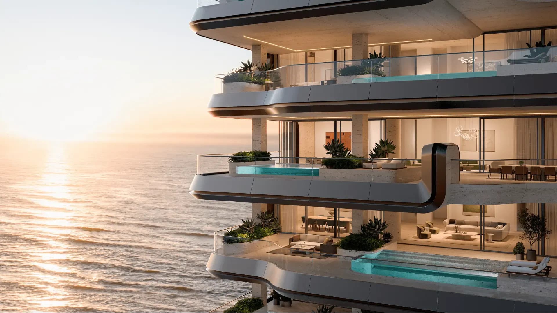 The Alba Residences, Dubai location