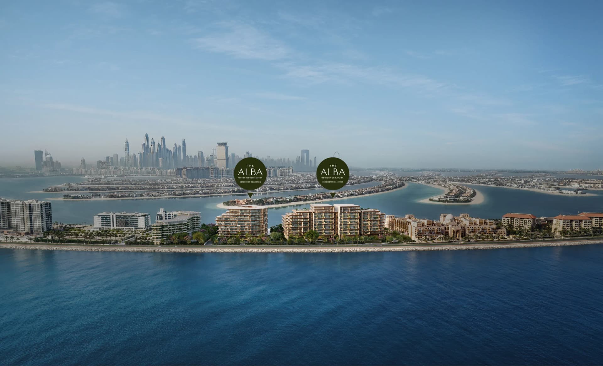 The Alba Residences, Dubai location