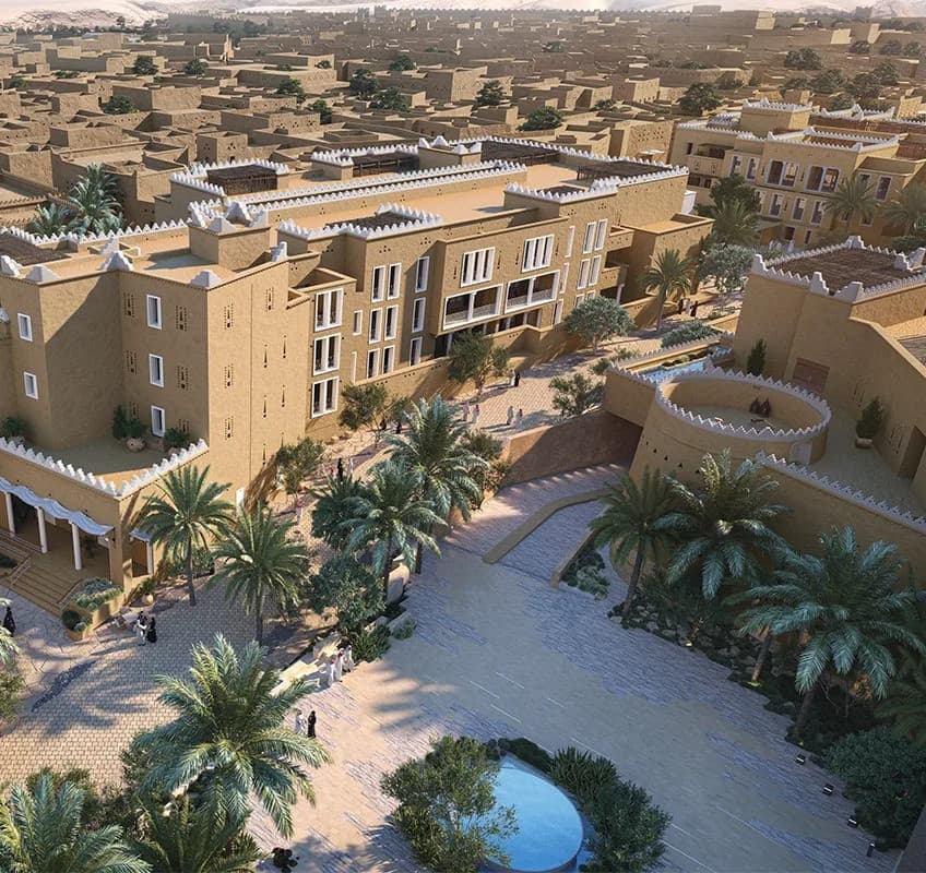 Raffles Residences Diriyah location