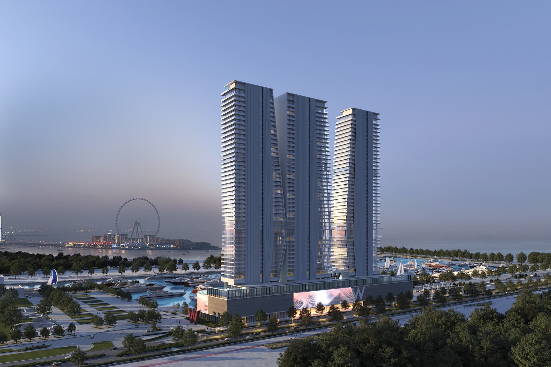 W Residences Dubai Harbour location