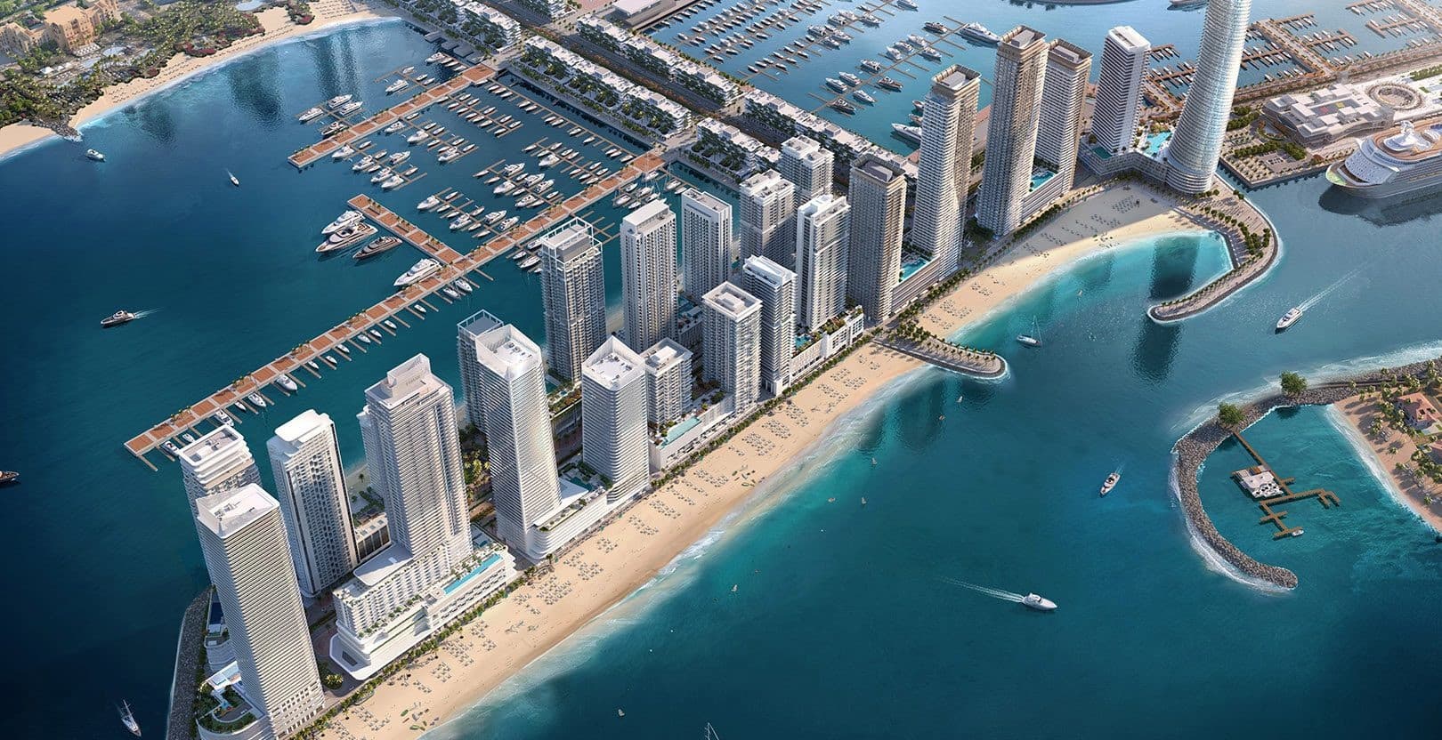 Address Residences the Bay at Emaar Beachfront location