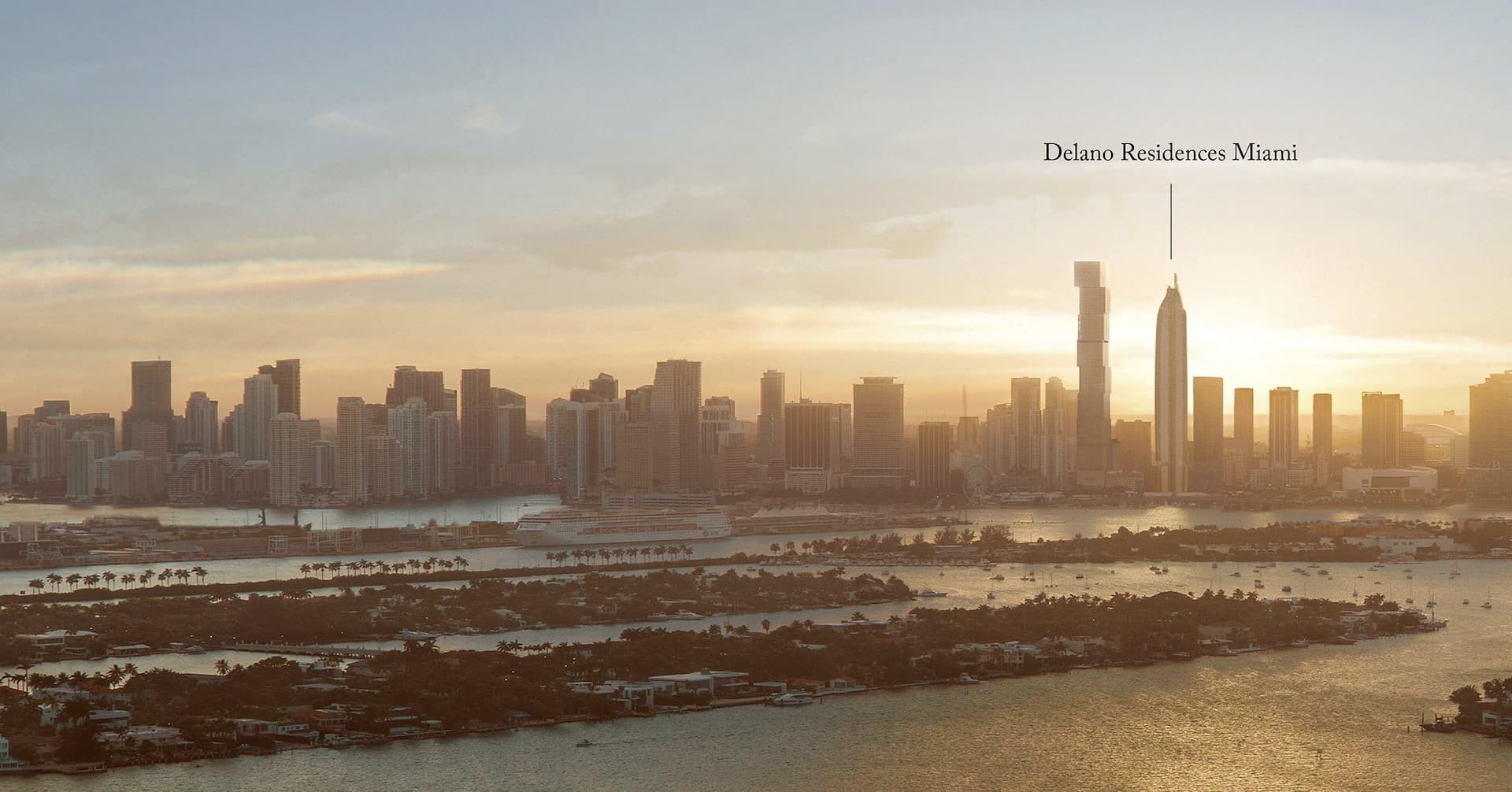 DELANO Residences Miami location